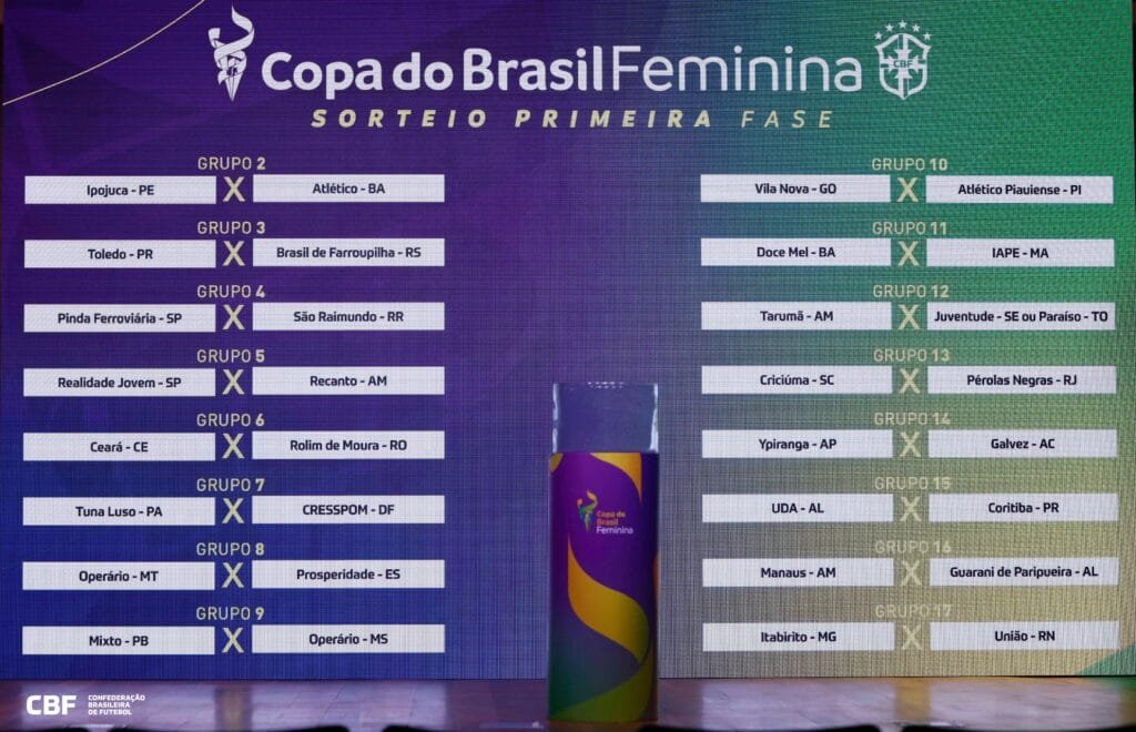Sorteio Copa do Brasil Feminina