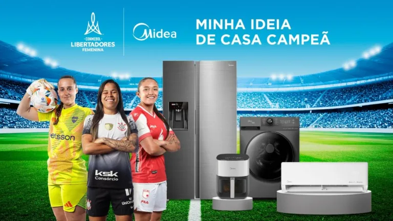 Midea promove ação especial no Shopping Eldorado em celebração à Libertadores Feminina