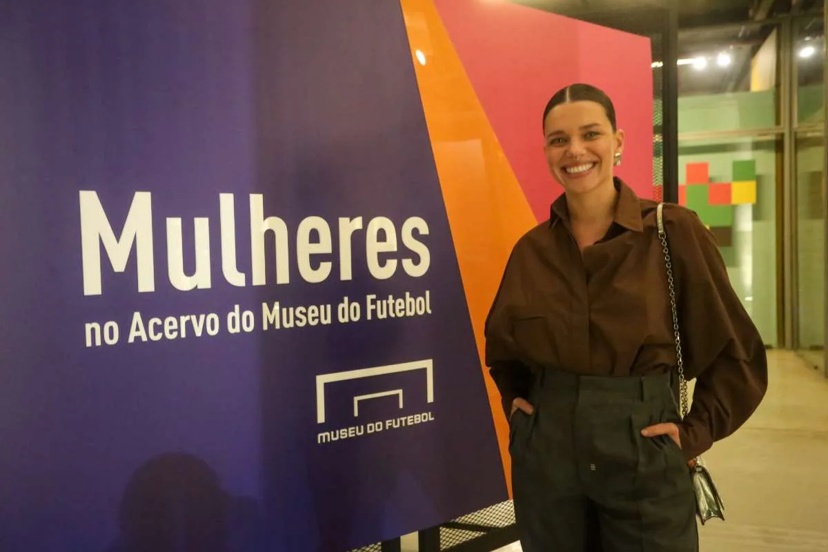 A atriz Bruna Linzmeyer participou do Festival de Cinema Mulheres no Futebol