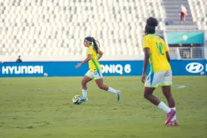 Seleção Brasileira Sub-17 em campo.