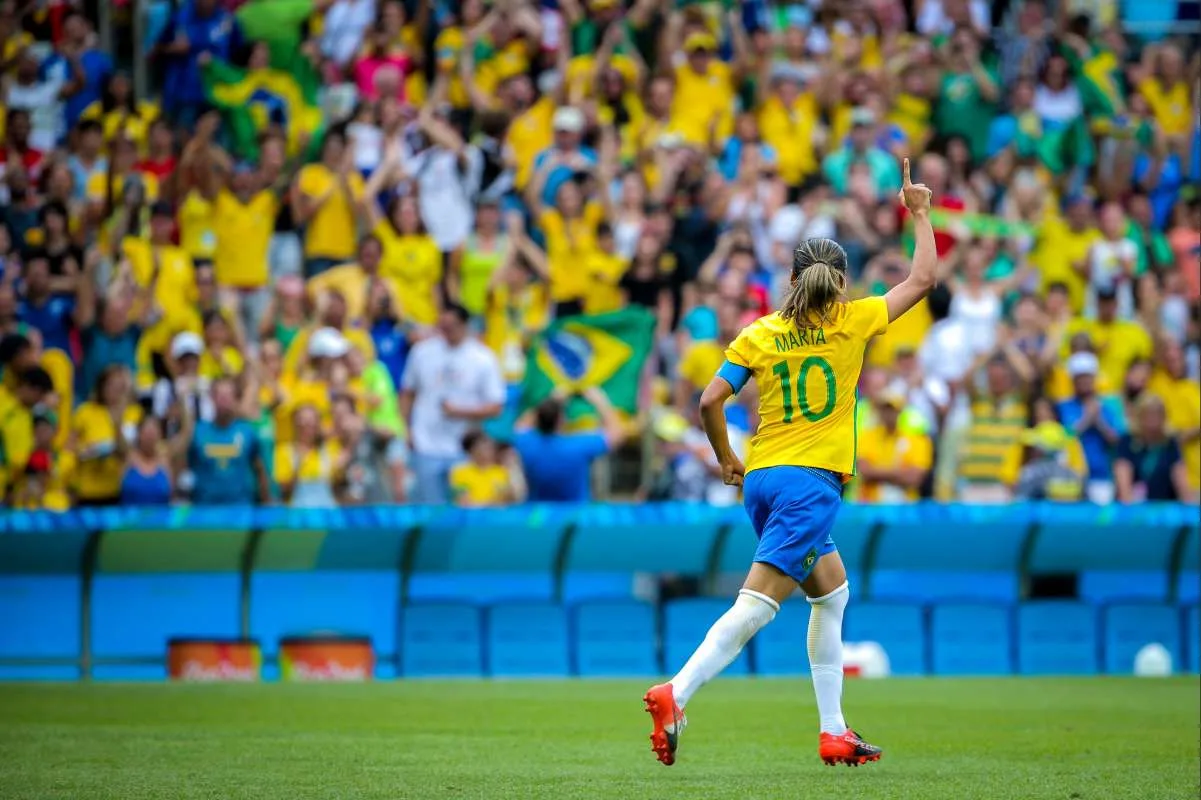 Marta e a torcida brasileira